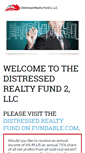 Mobile Screenshot of distressedrealtyfund.net