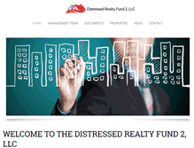 Tablet Screenshot of distressedrealtyfund.net